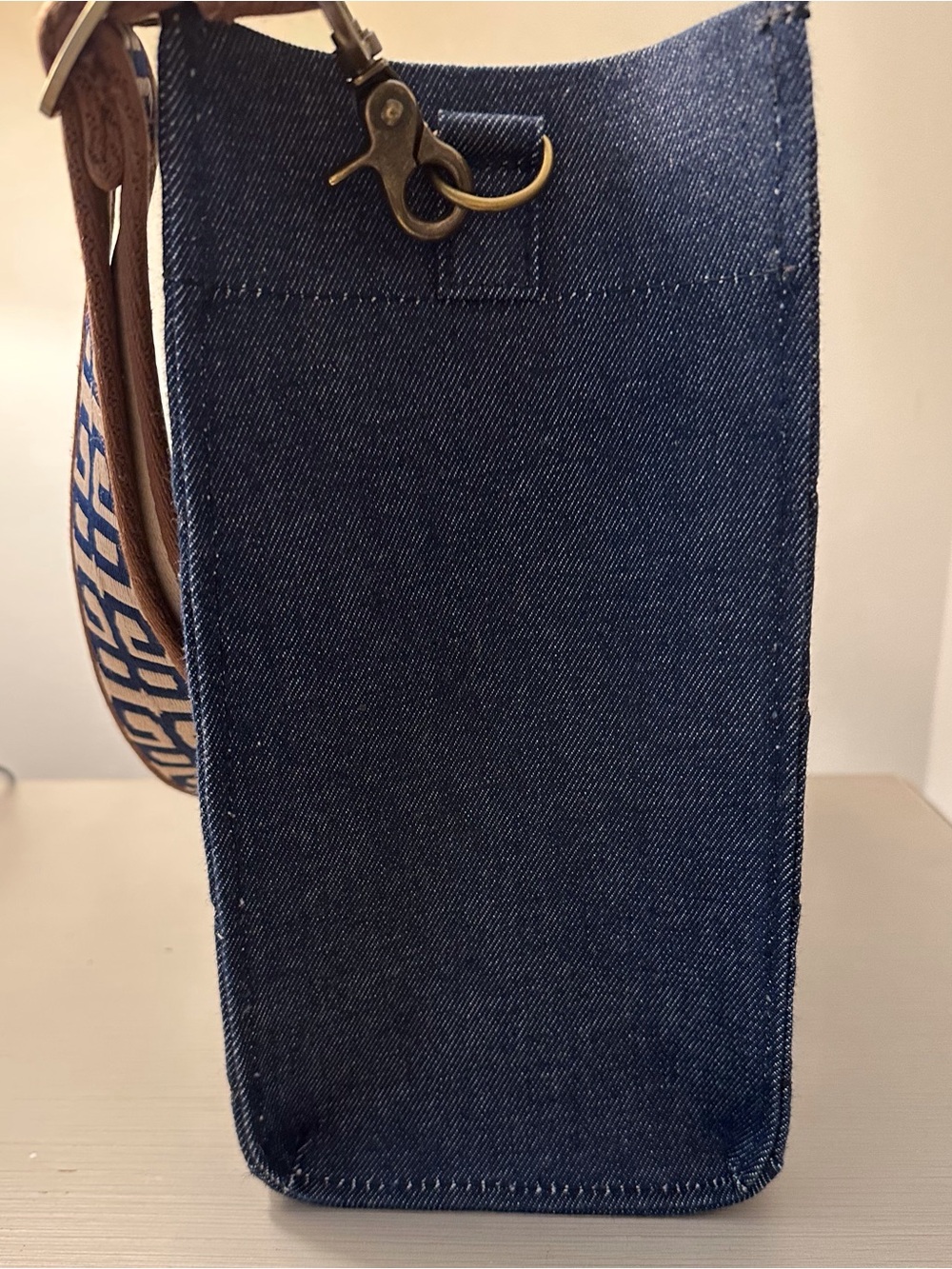 Parker Thatch Quilted Denim Mimi - Picture 4 of 5